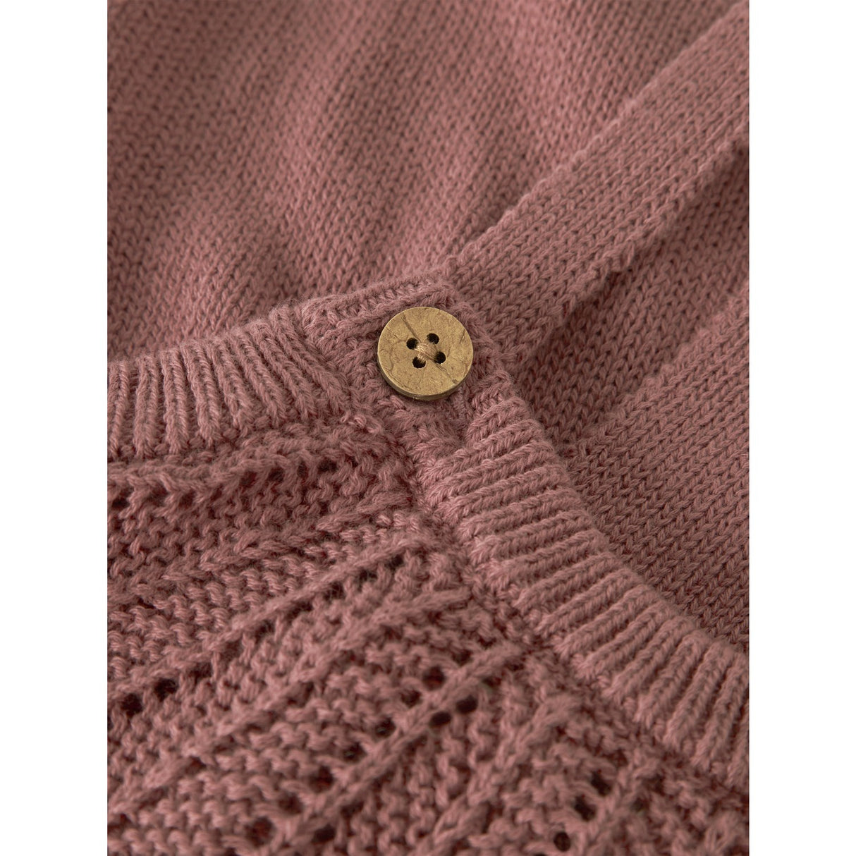 Lil'Atelier Withered Rose Nbfnoda Ls Knit Overall Lil