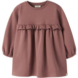 Lil'Atelier Withered Rose Nmfkilano Ls Loose Sweat Dress Bru Lil