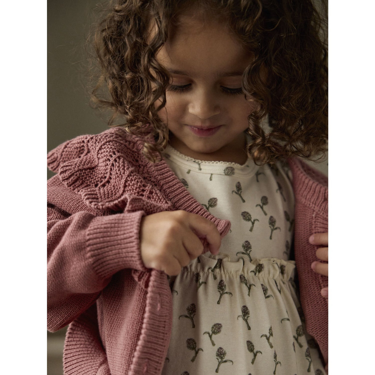 Lil'Atelier Withered Rose Nmfnoda Ls Knit Card Lil