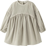 Lil'Atelier Moss Gray Nmfoleno Ls Loose Dress Lil