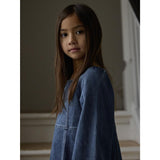 Lil'Atelier Dark Blue Denim Nmfobello Ls Loose Dnm Dress 1144-Se Lil