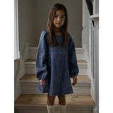 Lil'Atelier Dark Blue Denim Nmfobello Ls Loose Dnm Dress 1144-Se Lil