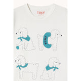 TinyCottons Off-white Poodle Graphic Tee
