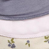 Pippi Blue Granite Bandana Bib Girl -Aop (3-Pack)