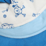 Pippi Light Dusty Blue Bandana Bib Boy -Aop (3-Pack)