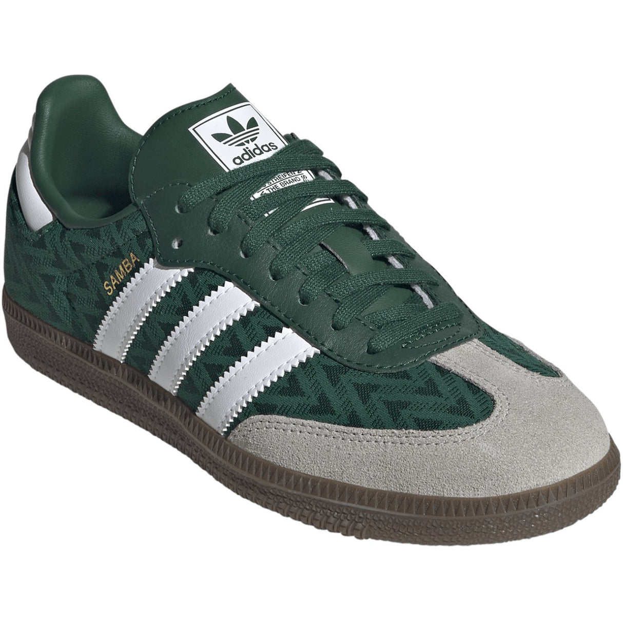 adidas Originals Collegiate Green/Ftwr White/Gum5 Samba Og J Sneakers
