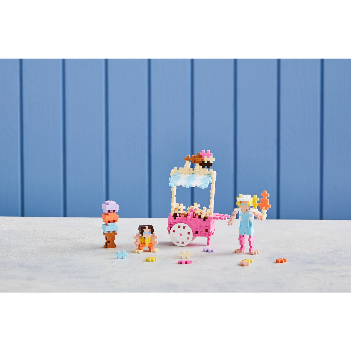 Plus-Plus Learn To Build Ice Cream Shop