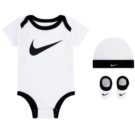 NIKE White Nike Swoosh Bodysuit Set
