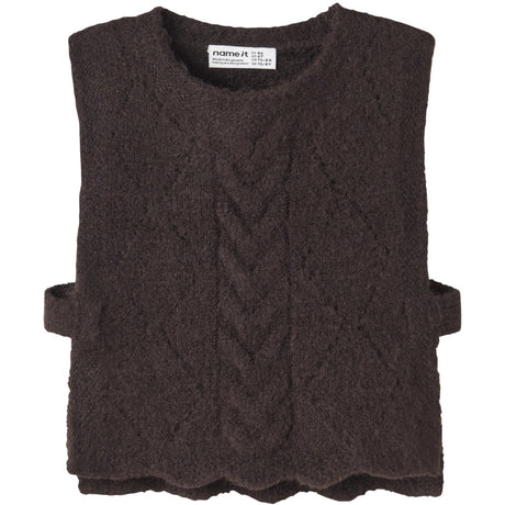 Name It Chocolate Plum Nmflea Knit Vest