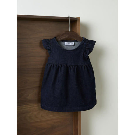 Name It Dark Blue Denim Nbfember Dnm Glitter Dress 1208-Lu