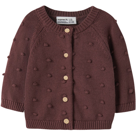 Name It Wild Ginger Nbfnasha Ls Knit Card