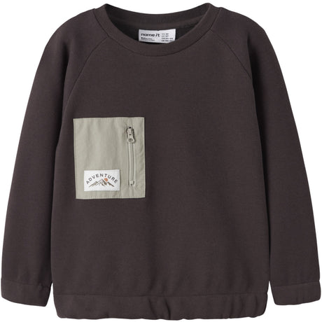 Name It Chocolate Plum Nmmosborne Ls Sweat Top