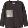 Name It Chocolate Plum Nmmosborne Ls Sweat Top