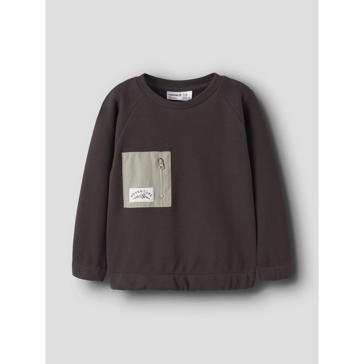 Name It Chocolate Plum Nmmosborne Ls Sweat Top