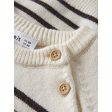 Name It Antique White Chocolate Plum Nbmostripea Ls Knit