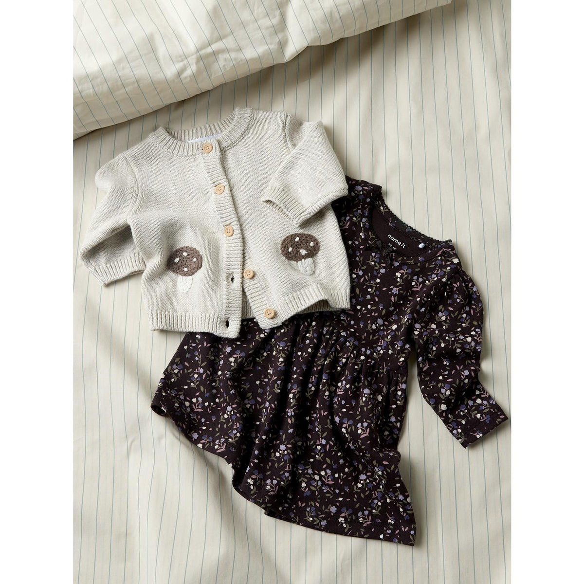Name It Peyote Melange Nbfotelia Ls Knit Card