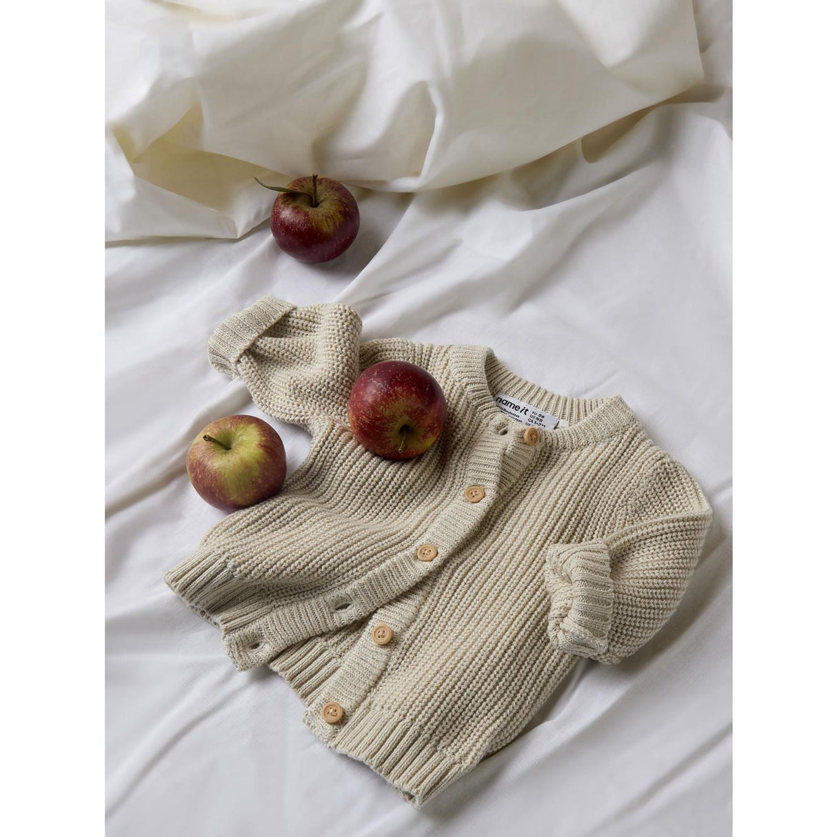 Name It Peyote Melange Nbnomark Ls Knit Card