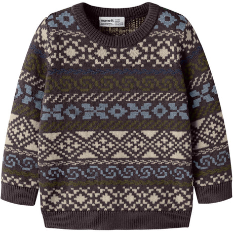 Name It Chocolate Plum Nmmolle Ls Knit