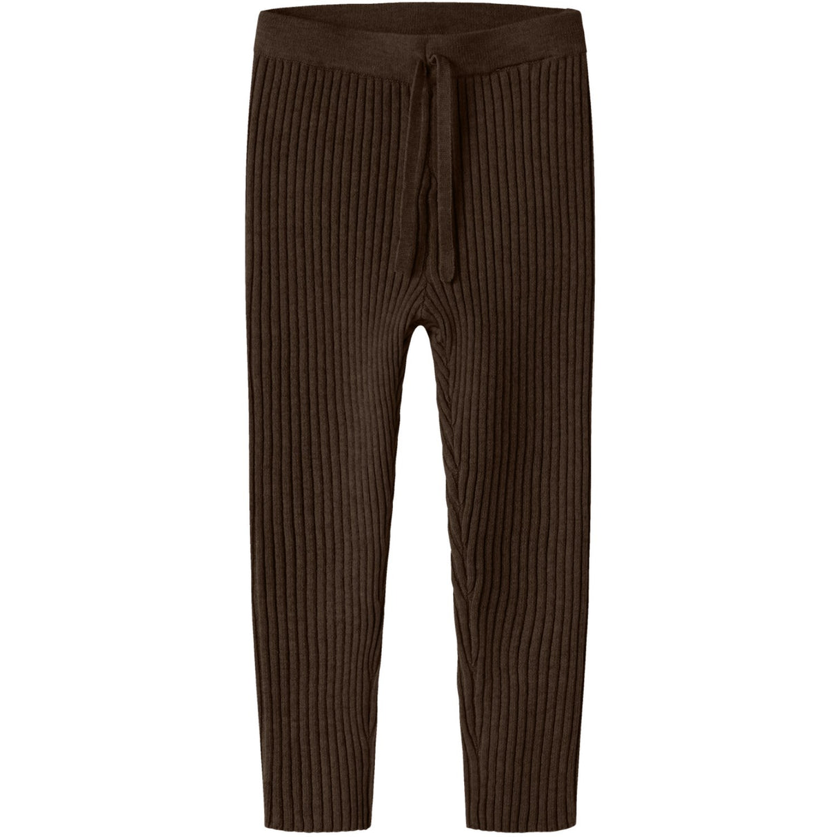 Name It Chocolate Plum Nmfnalia Knit Leggings