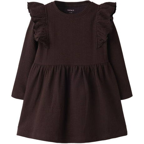Name It Chocolate Plum Nmfnole Ls Dress