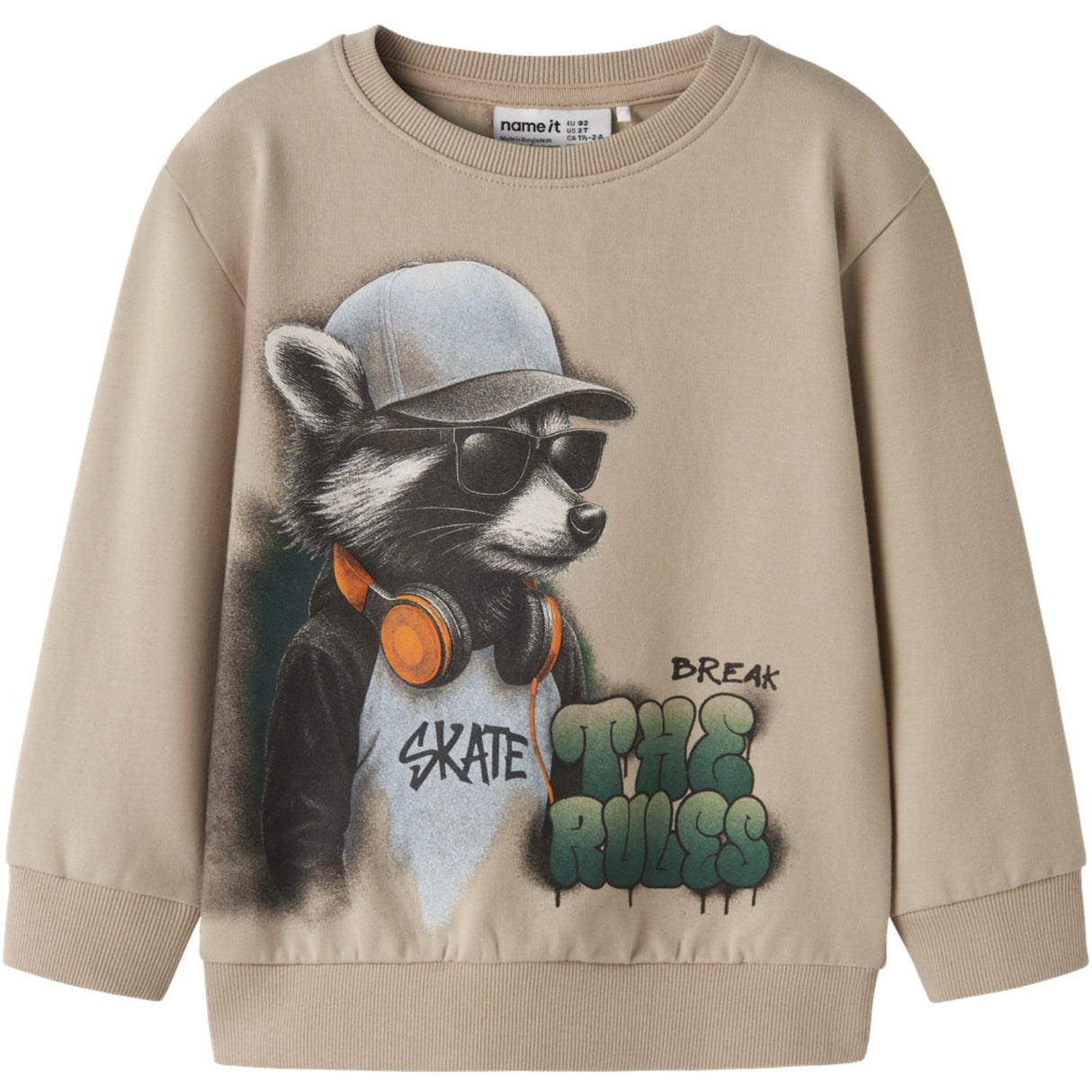 Name It Sesame Nmmnathaniel Ls Nreg Sweat Bru Box