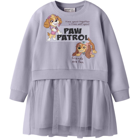 Name It Heirloom Lilac Nmfarra Paw Swe Dress Bru Cplg