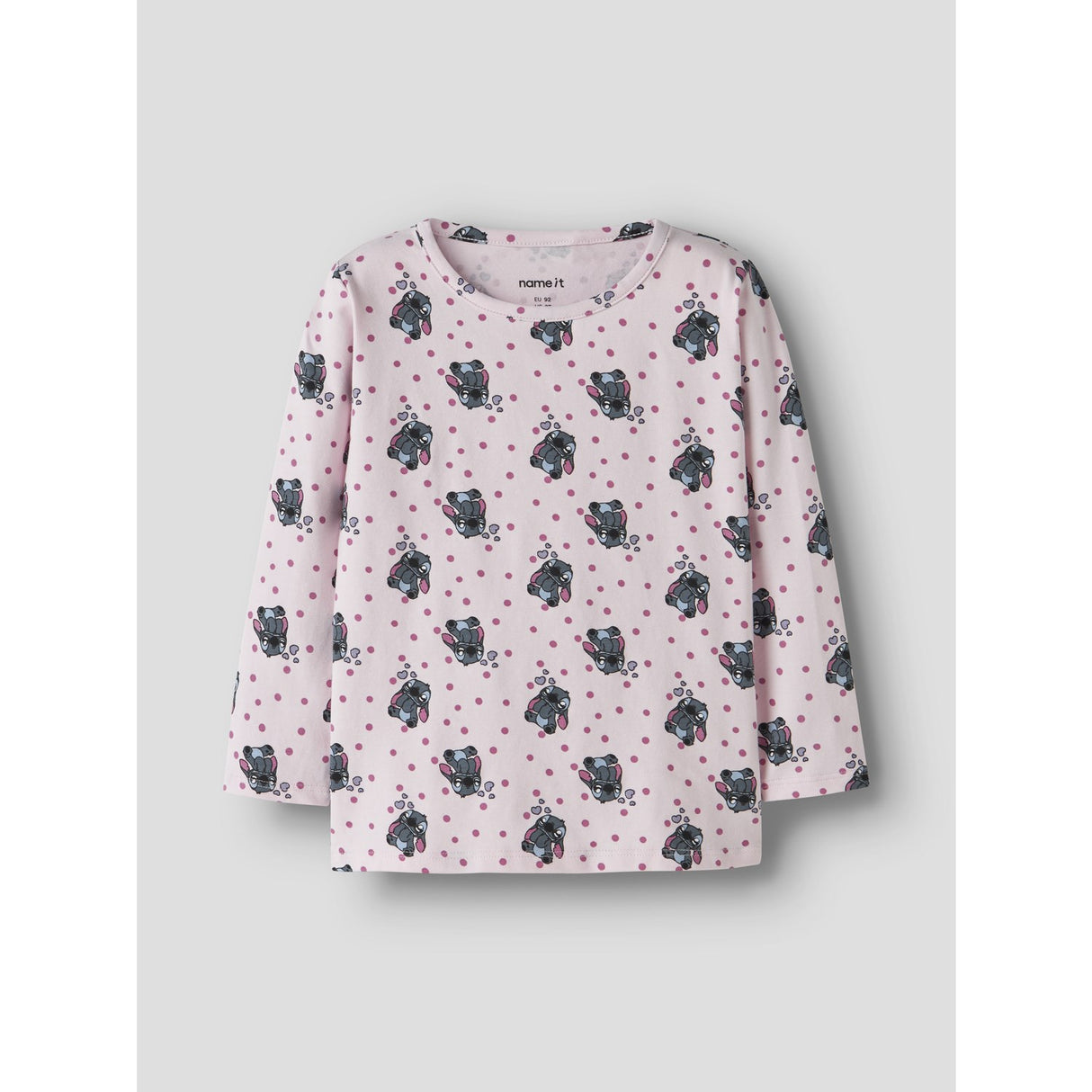 Name It Cradle Pink Nmfandrea Stitch Ls Nreg Top Wdi