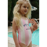 Konges Sløjd Candy Rose Stripe Pomia Swimsuit Grs