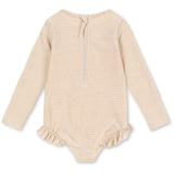 Konges Sløjd Rose Stripe Jade Ls Swimsuit