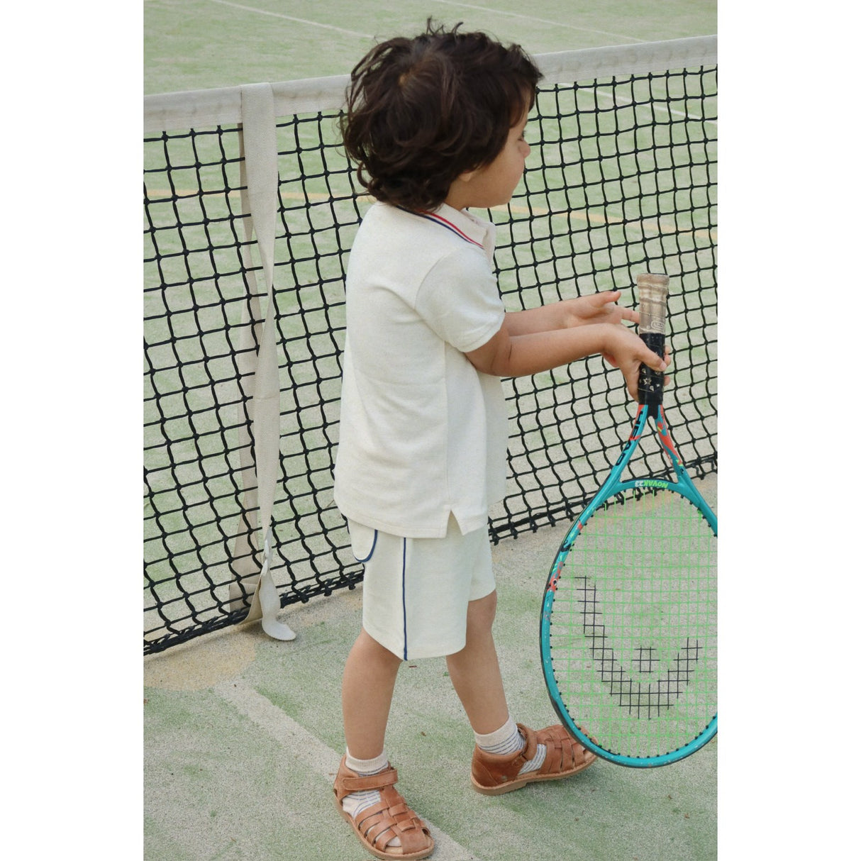 Konges Sløjd Antique White Florian Polo Shirt Gots