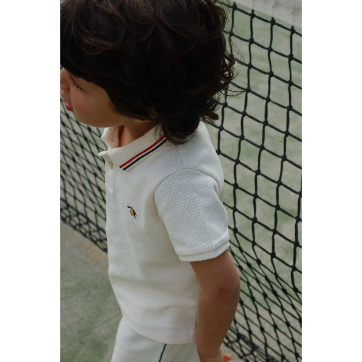 Konges Sløjd Antique White Florian Polo Shirt Gots