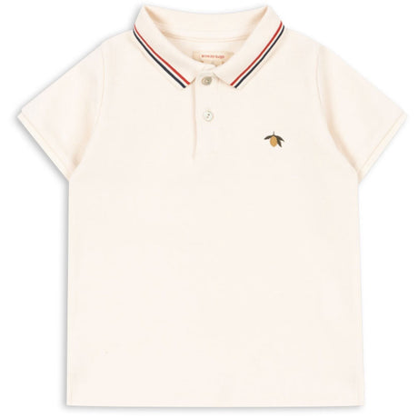 Konges Sløjd Antique White Florian Polo Shirt Gots