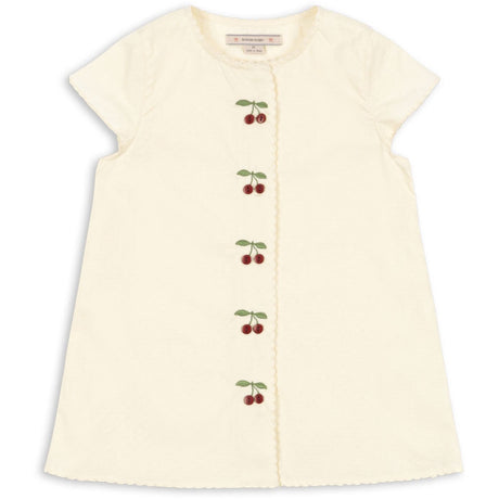 Konges Sløjd Cloud Cream Evia Cherry Dress Gots
