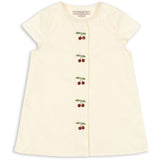 Konges Sløjd Cloud Cream Evia Cherry Dress Gots