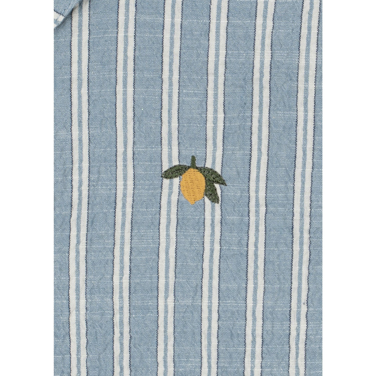 Konges Sløjd Trio Bleu Stripe Elliot Ss Shirt Gots