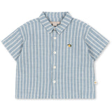 Konges Sløjd Trio Bleu Stripe Elliot Ss Shirt Gots