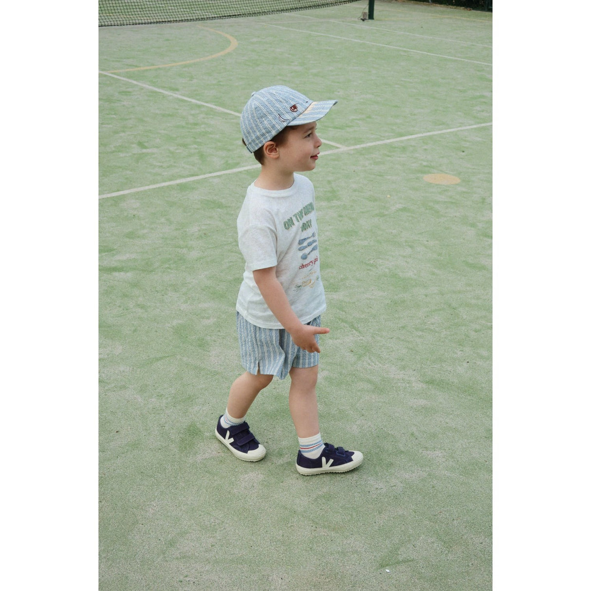 Konges Sløjd Trio Bleu Stripe Elliot Shorts Gots