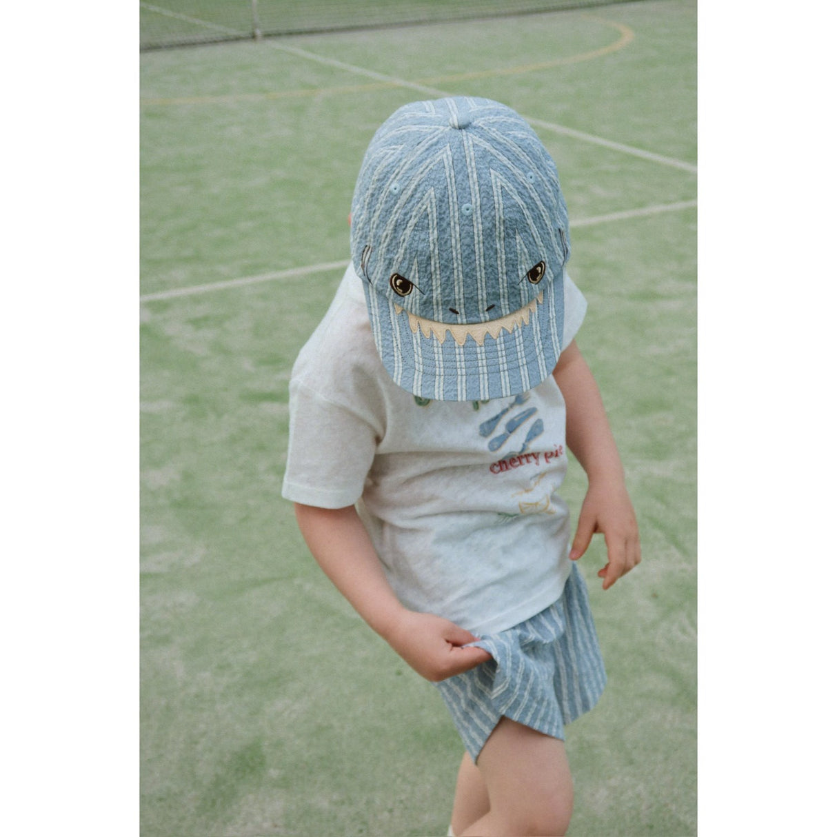 Konges Sløjd Trio Bleu Stripe Elliot Shark Cap Gots