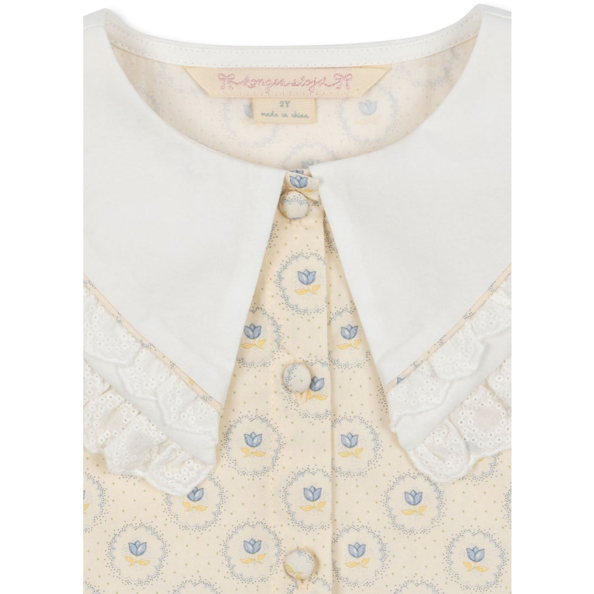 Konges Sløjd Ciel Mirage Coeur Collar Shirt Gots