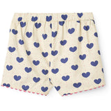 COPENHAGEN COLORS Heart Aop Ocean X Luksusbaby Heart And Dots Blouse W Short Set