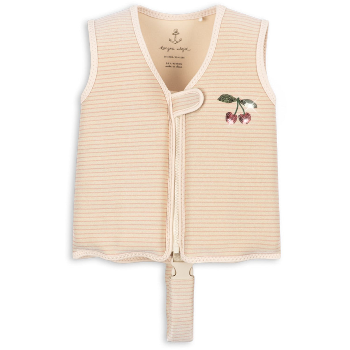 Konges Sløjd Rose Stripe Cherry Swim Vest