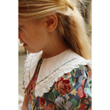 Konges Sløjd Bloomiegrape Blues Coeur Collar Dress Gots