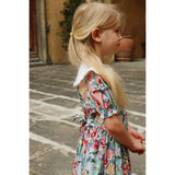 Konges Sløjd Bloomiegrape Blues Coeur Collar Dress Gots