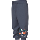 Name It Ombre Blue Tractors Pants Nmmvimo Nreg AOP Swe Pants Bru