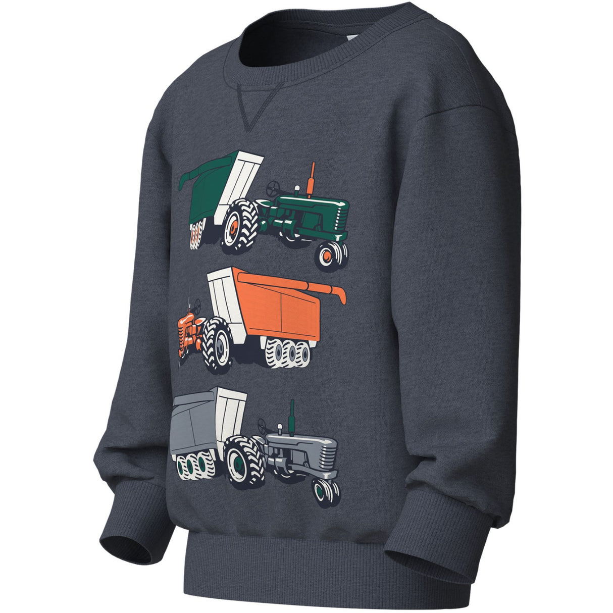 Name It Ombre Blue Tractors Nmmvimo Ls Nreg AOP Sweat Bru
