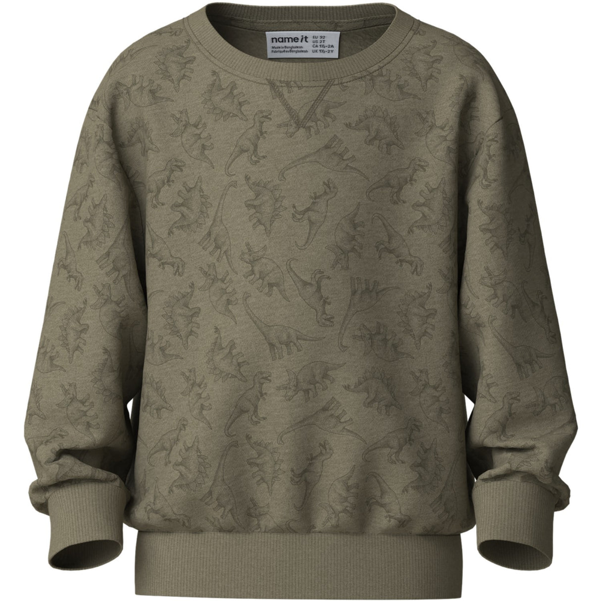 Name It Mermaid Dino Nmmvimo Ls Nreg AOP Sweat Bru
