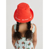 Bobo Choses Red Juicy Tomatoes All Over Reversible Hat