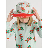 Bobo Choses Red Juicy Tomatoes All Over Reversible Hat