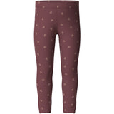 Name It Wild Ginger Pink Glitter Hearts Nmfvivian Glitter Leggings