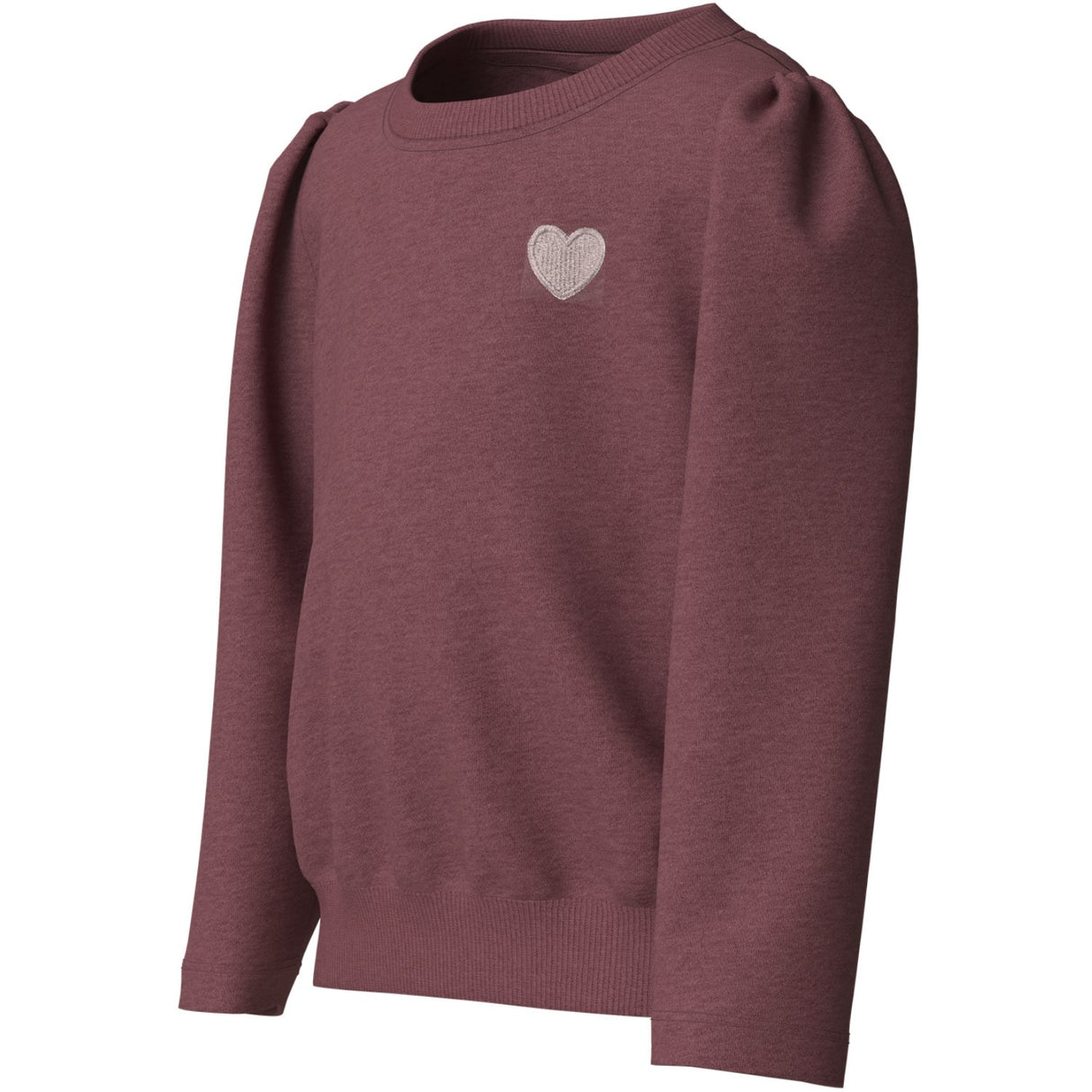 Name It Wild Ginger Heart Embroidery Nmfvima Ls Nreg Sweat Bru